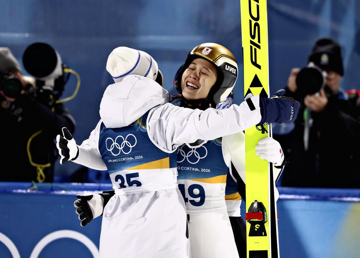 ミラノ・コルティナオリンピック[結果]ジャンプ女子、丸山希が銅メダル