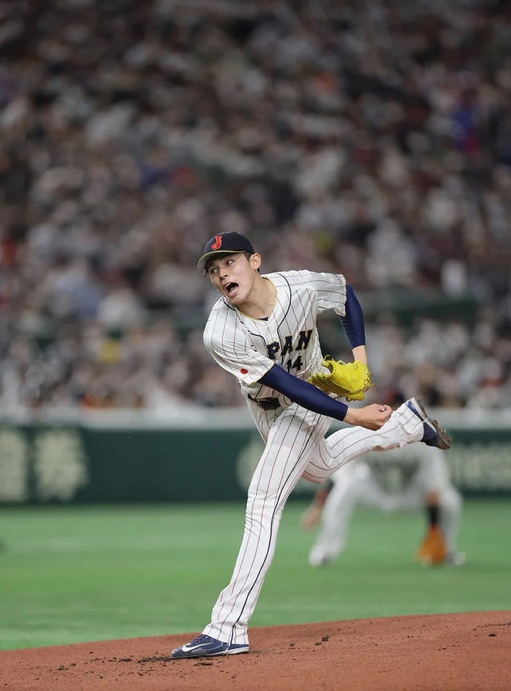 WBC:WBC侍ジャパン佐々木朗希は最速164キロ、震災の日の登板を1