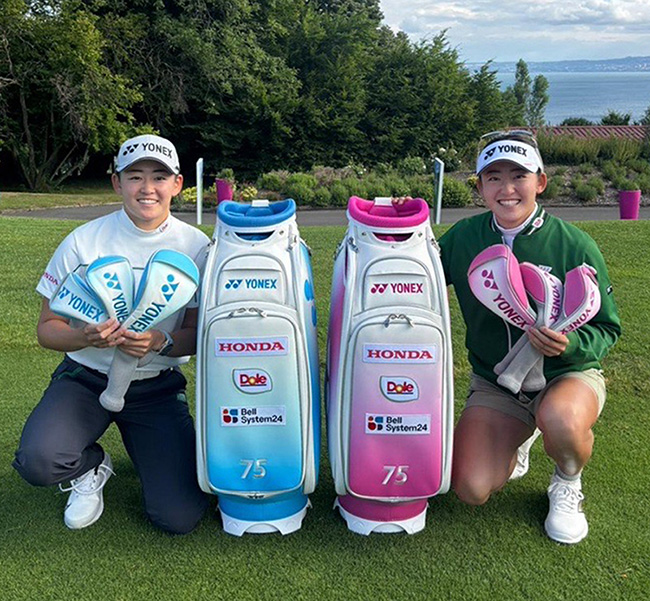 岩井姉妹限定カラーキャディバッグセット」発売！ 購入予約の方に