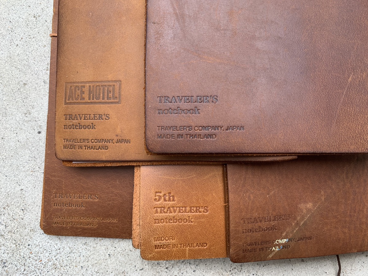 トラベラーズノート 5th 5周年 レザータグ キャメル 未開封