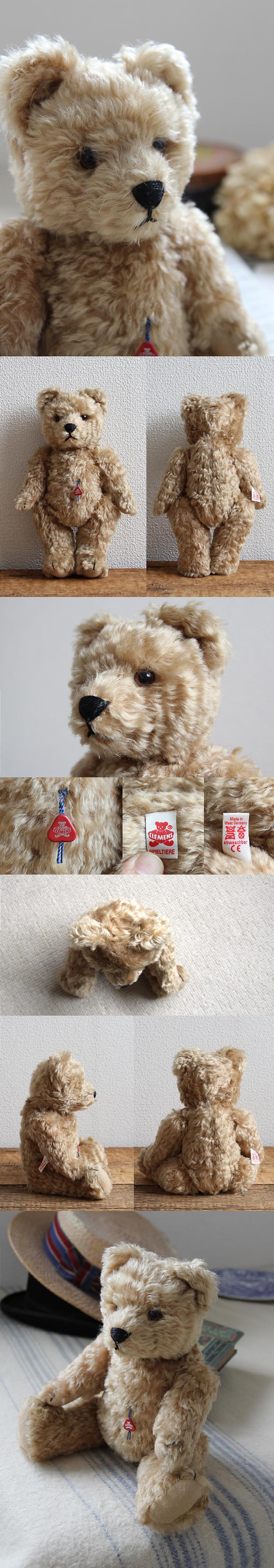 西ドイツ ヴィンテージ CLEMENS テディベア くまのぬいぐるみ