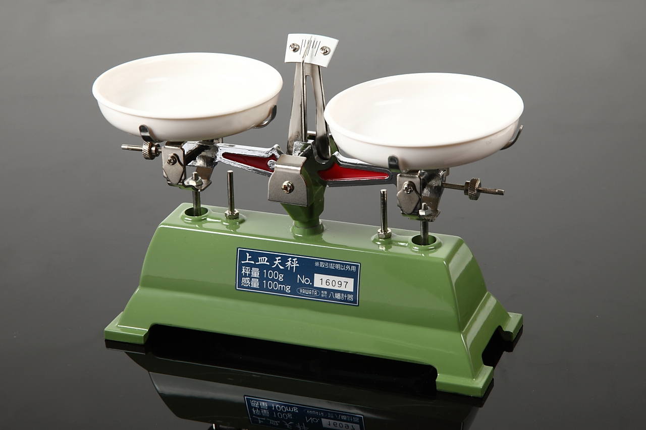 上皿天秤（てんびん） U-100g/200g/500g/1kg/2kg 八幡計器 | YAWATA SCALE