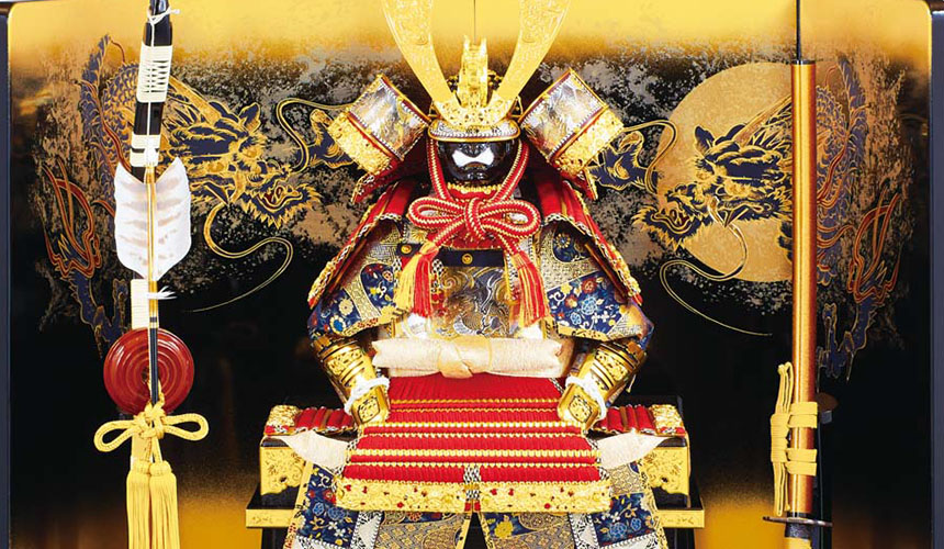伝統的 五月人形 武士の兜 特集 ノリタケの節句人形｜飾り兜・武者人形
