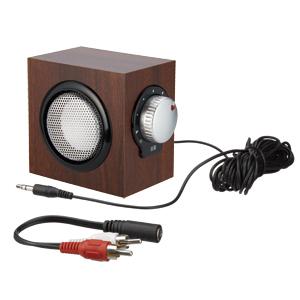 木目柄手元スピーカー｜YAZAWA CORPORATION