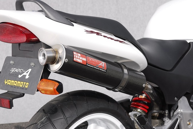 HORNET250 SUS SLIP-ON SINGLE カーボン | spec-A | ヤマモトレーシング