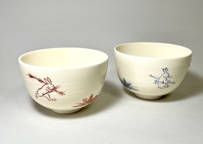 京焼・清水焼 抹茶碗 青高山寺 （あおこうざんじ）｜清水焼・陶器の