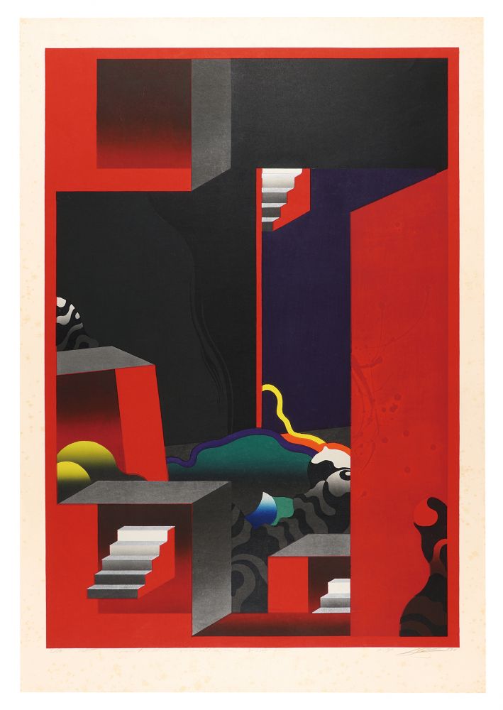 黒崎彰「赤い闇3」 | 山田書店美術部オンラインストア