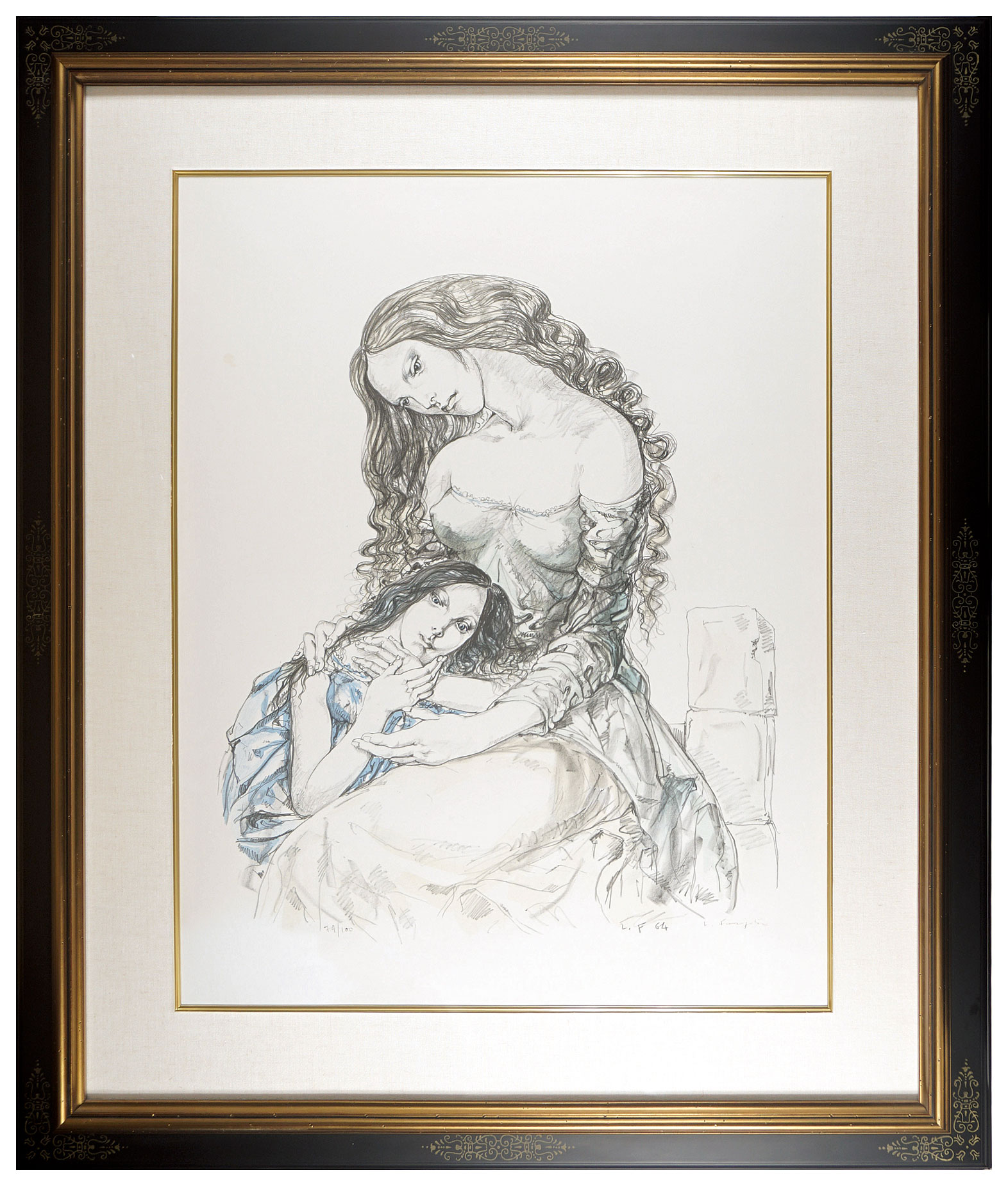 藤田嗣治（レオナール・フジタ）「母と子」 | 山田書店美術部