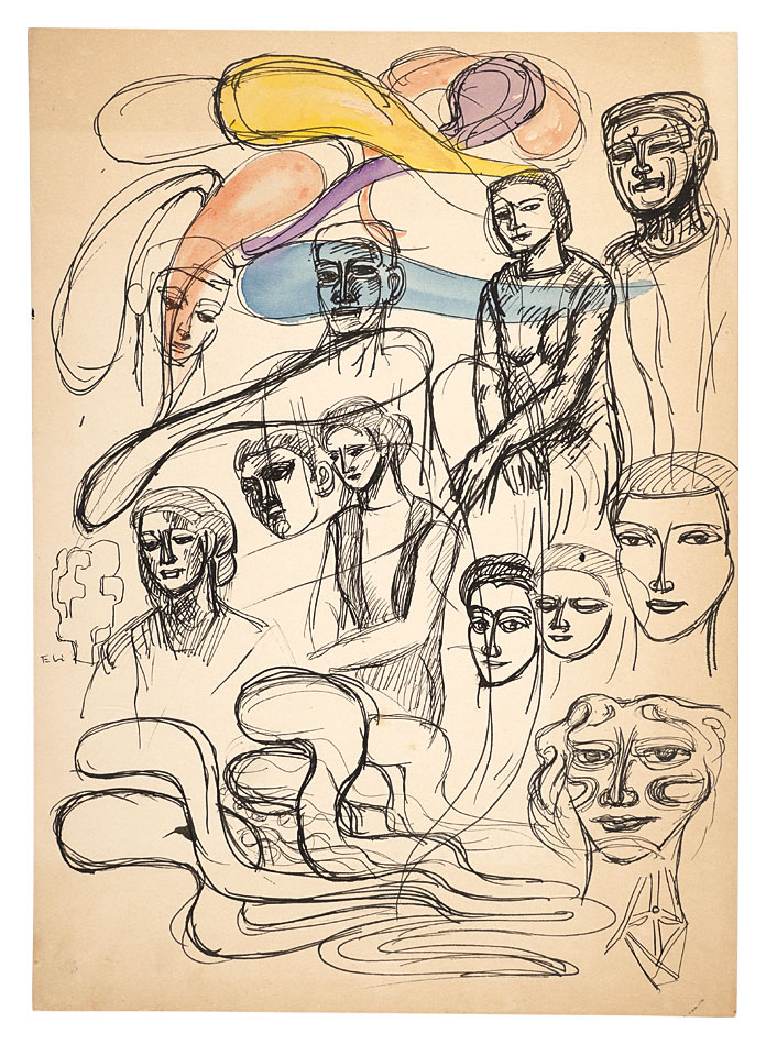 海老原喜之助「自筆画」 | 山田書店美術部オンラインストア