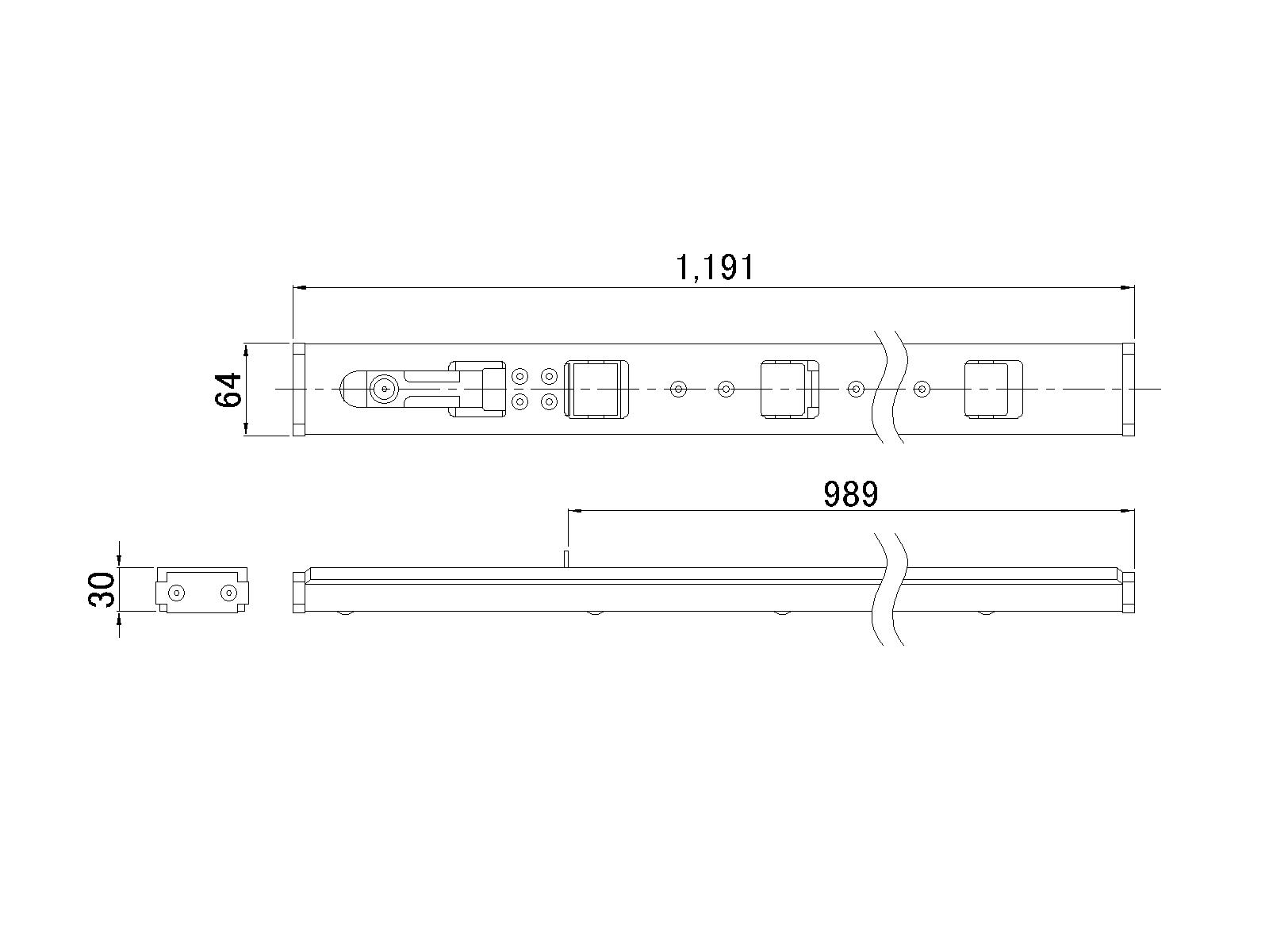 日軽金アクト ライトスライダー FTフラットタイプ LSF-H-1000 Hタイプ