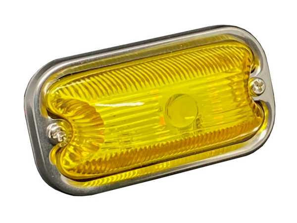 LO-100 LED角型マーカー アクリルレンズ 黄 24V - トラックボディ