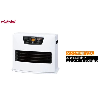 トヨトミ (TOYOTOMI) 石油ファンヒーター 人感センサーモデル ホワイト