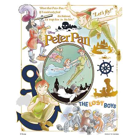 カラフル・ゴールド／ピーター・パン / ジグソーパズルやのまん通信販売