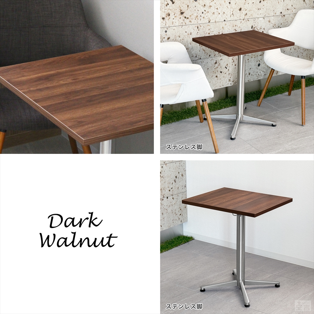 飲食店やフードコートで活躍する業務用レストランテーブル。シンプルで