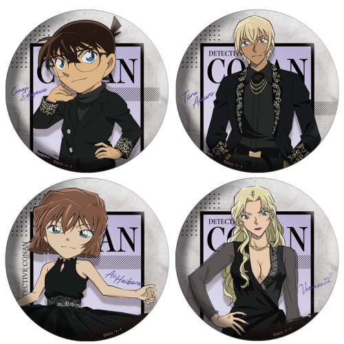 名探偵コナン ちょいでか缶バッジ ランウェイ│あそびファクトリー