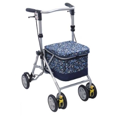 島製作所】四輪歩行器 シンフォニースリムBOX | 手押し車 通販の