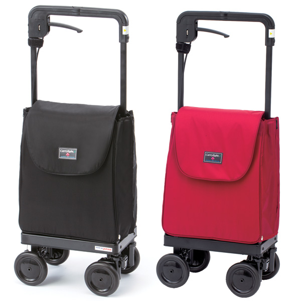 ウィズワン(象印ベビー)】ショッピングカー キャリーライト SN BK/RD