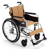 MiKi/ミキ】 自走式車いす JTN-1B 足踏み連動式駐車ブレーキ仕様