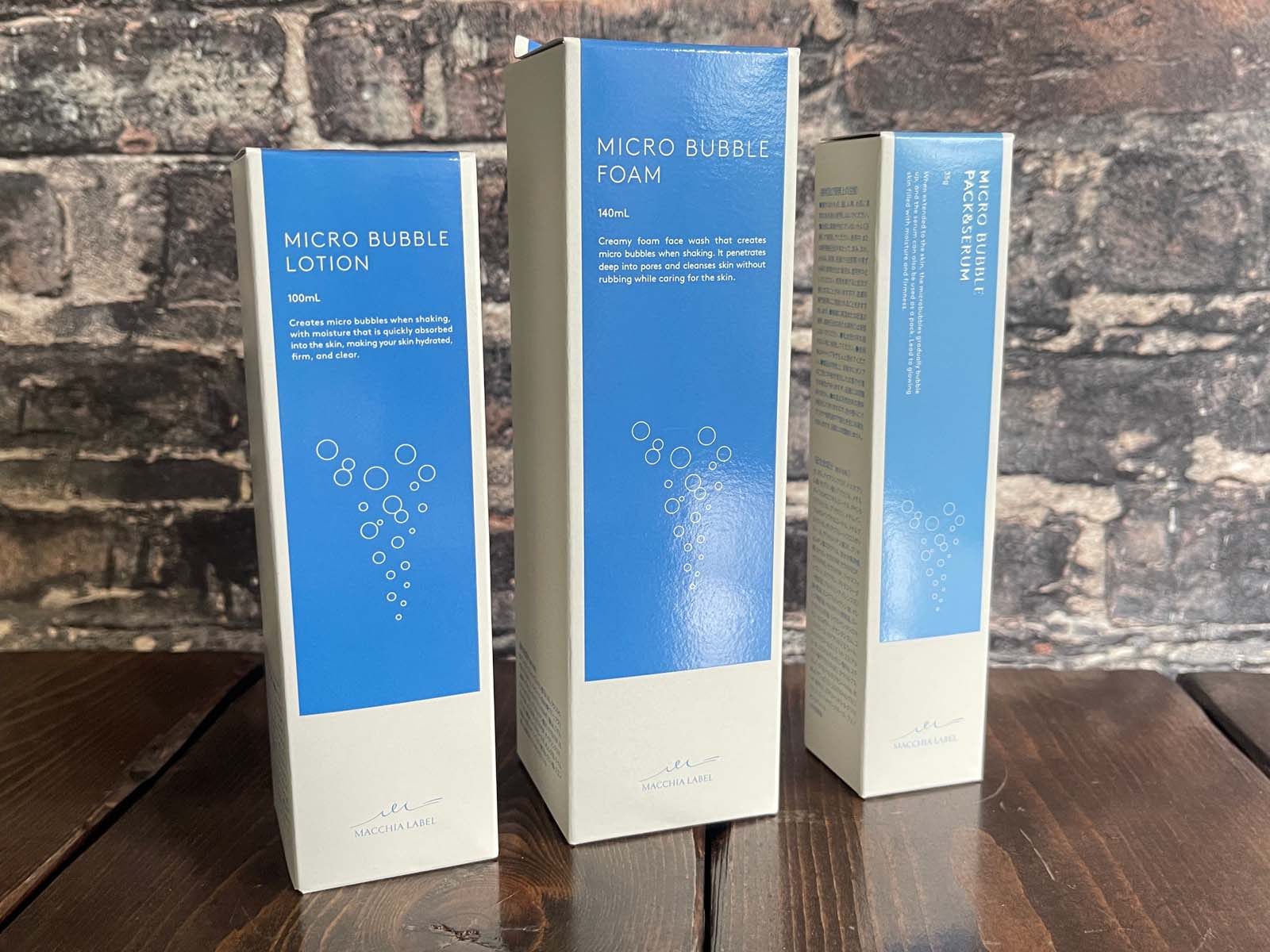 ナック(9788)の株主優待でマキアレイベルの振って使うマイクロバブル