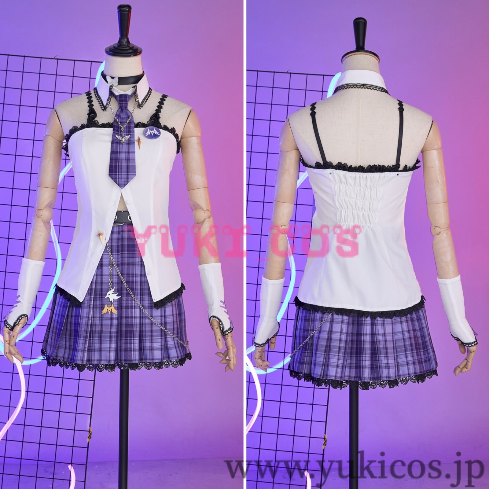 原神 げんしん Cafe in Seoul Fischl フィッシュル コスプレ衣装 送料無料