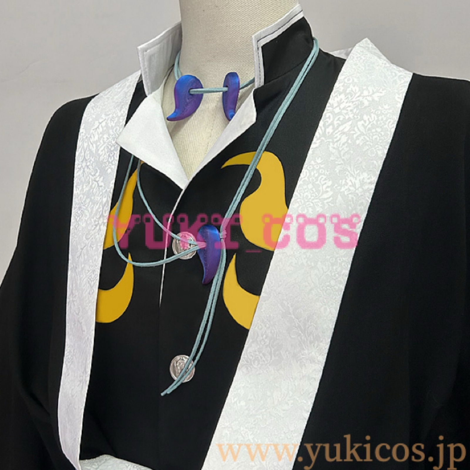 鬼滅の刃 上弦の陸 獪岳 かいがく コスプレ衣装 送料無料 新バージョン