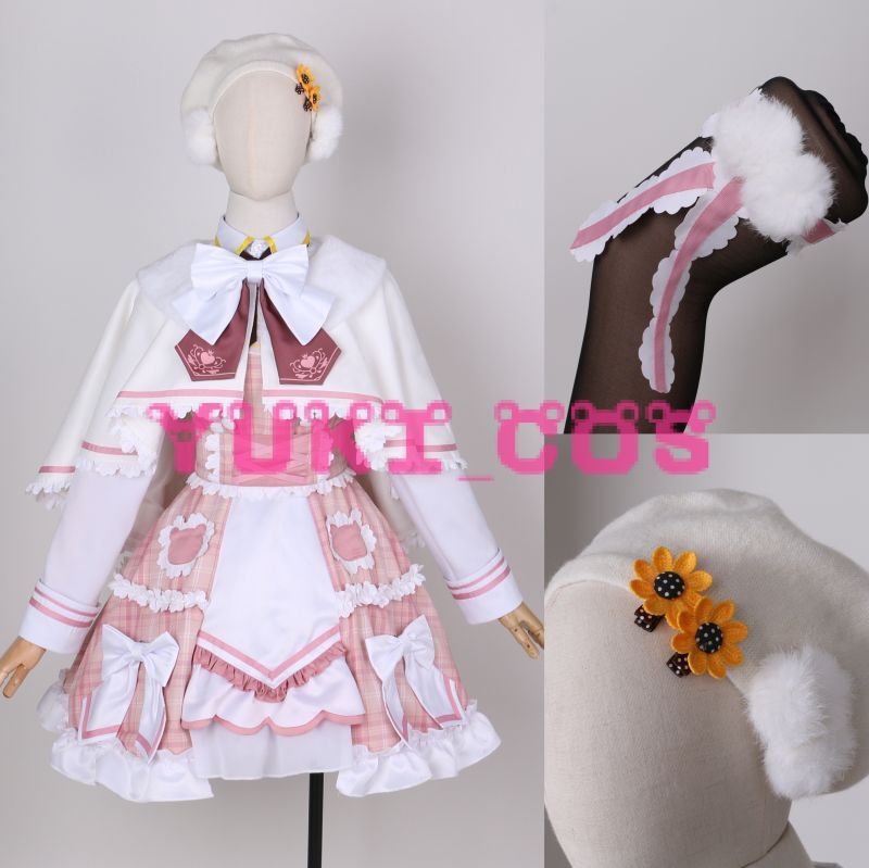 Vtuber 本間ひまわり メイド服 コスプレ衣装