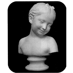 石膏デッサン 胸像 ドナテルロの少女 | ゆめ画材