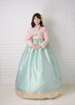 o-s204c243-チマチョゴリレンタル韓服化繊-バスト80～90cm_身長+靴高さ