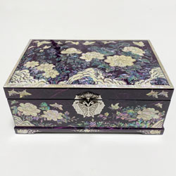 螺鈿の高級ジュエリーボックス・高級螺鈿宝石箱-紫旬 高級結納品箱