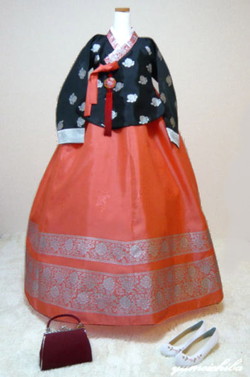 オーダーメイドチマチョゴリ・化繊・タンウィデザイン・re119m 女性