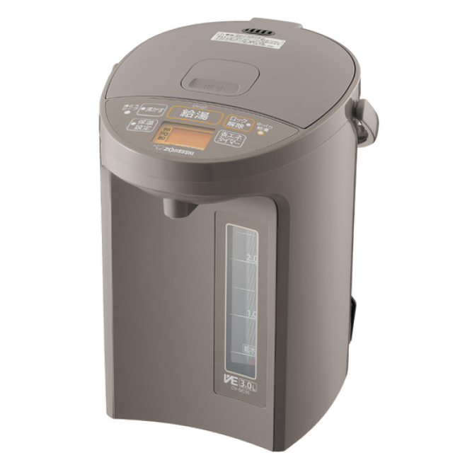 VE電気まほうびん CV-GC30 TL（ライトブラウン） | 象印マホービン公式