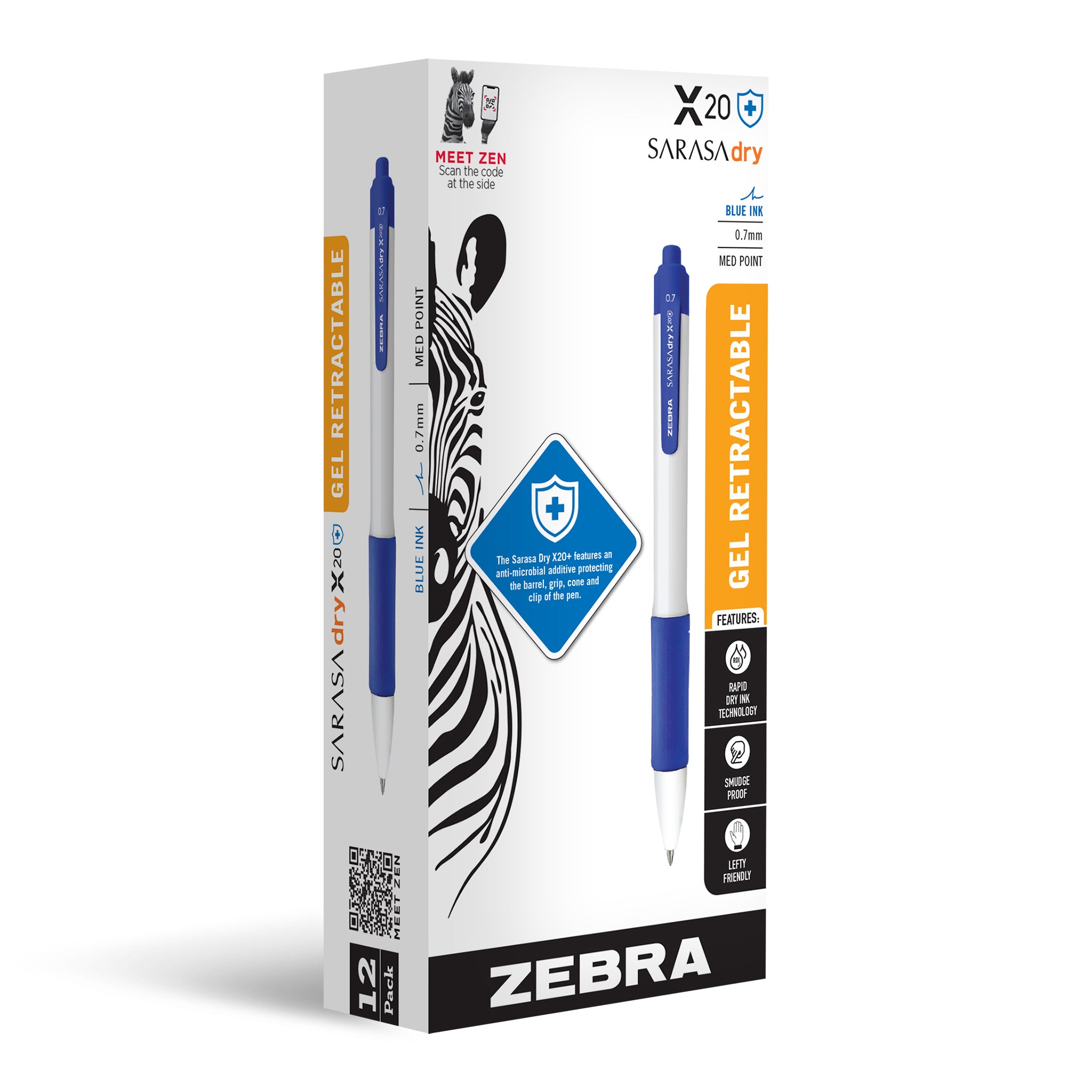 SARASA dry X20+ Gel Retractable RDI – Zebra Pen