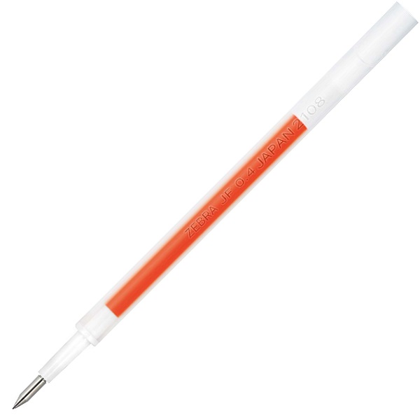 サラサ単色用＞JF－0．4芯 オレンジ(0.4mm オレンジ): 替芯【公式