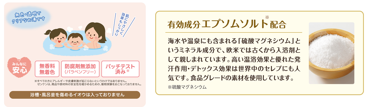 薬用 重炭酸入浴剤ナチュラルバス | ゼンケン 浄水器・生活家電・調理