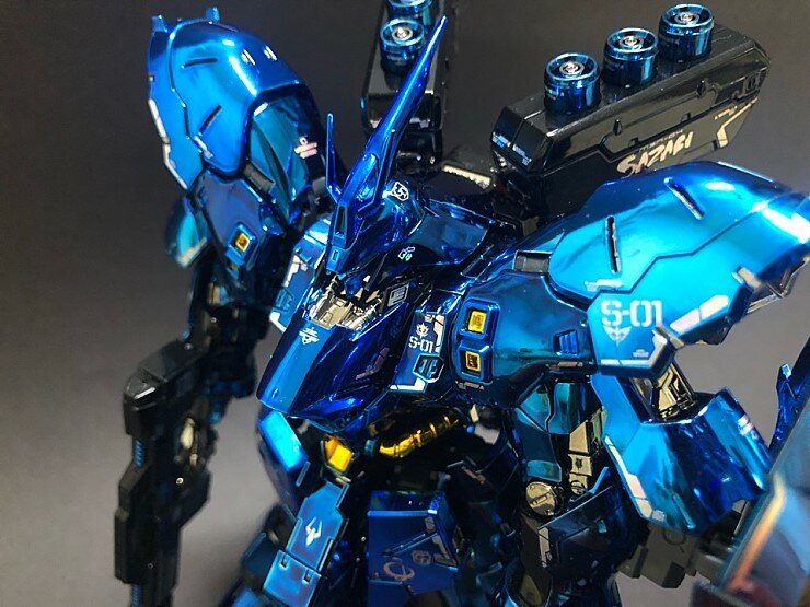 Delpi-Decal RG Sazabi Silver Holo Decal - Zeonmarket