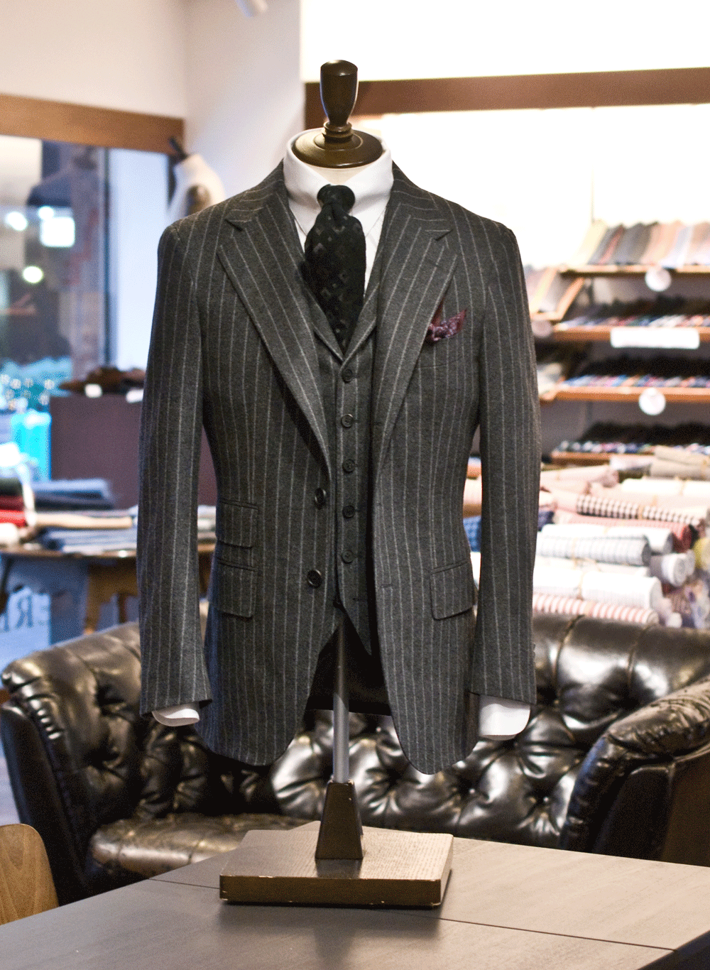 伝統的なチョークストライプ… | ZERBINO BLOG