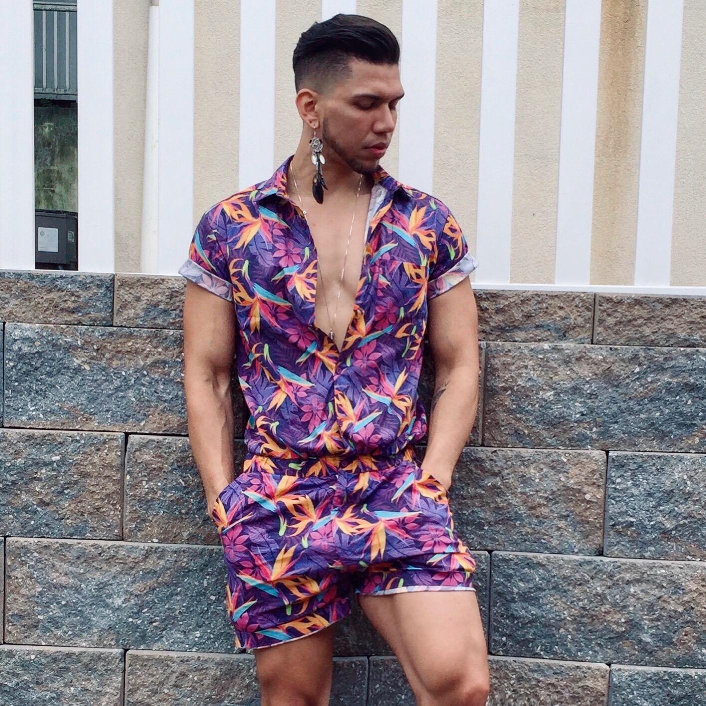 Male Romper - Paradise – Zesties Inc