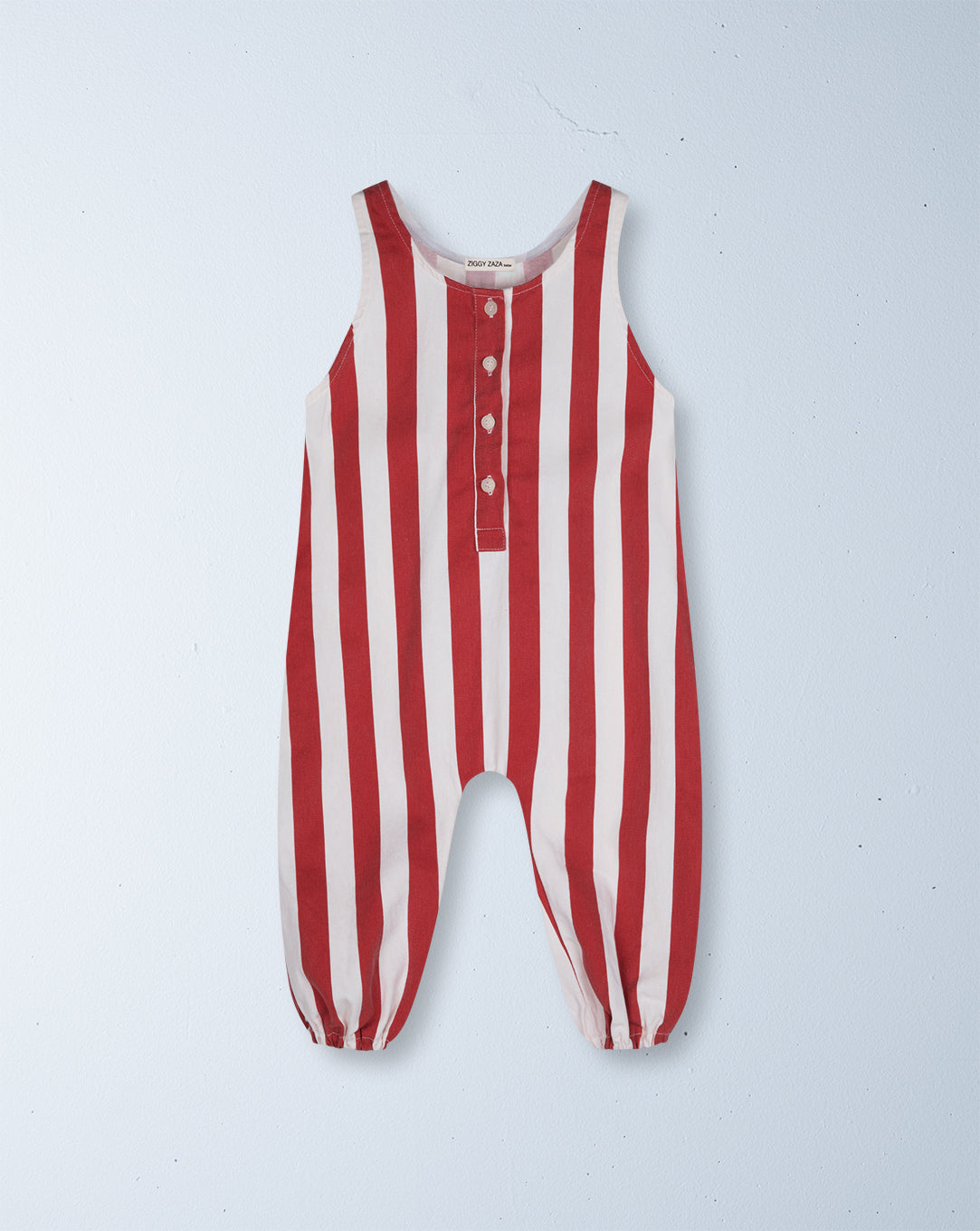 skipper jumpsuit | rosso stripe – ZIGGY ZAZA