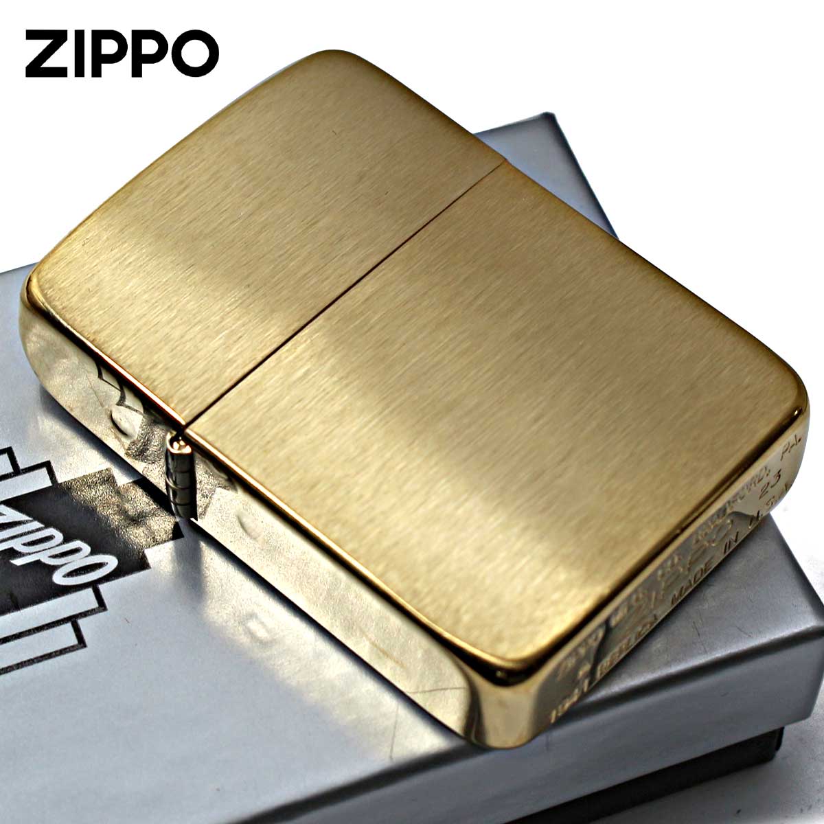 Zippo ジッポー Brushed Brass 1941レプリカ ブラッシュドブラス No