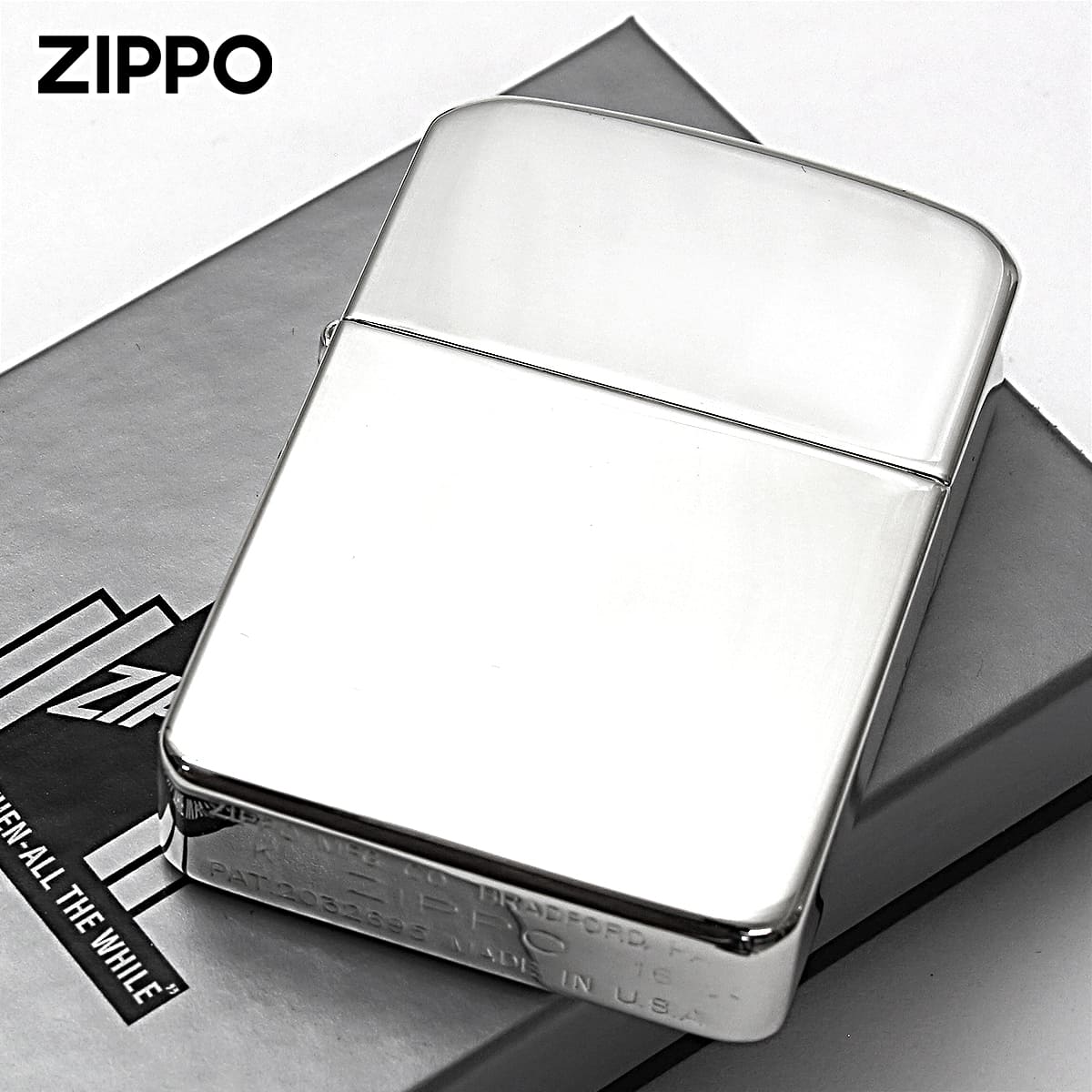 Zippo ジッポー 1941レプリカ 無地 100 ミクロン ＃1941 ミラー 鏡面