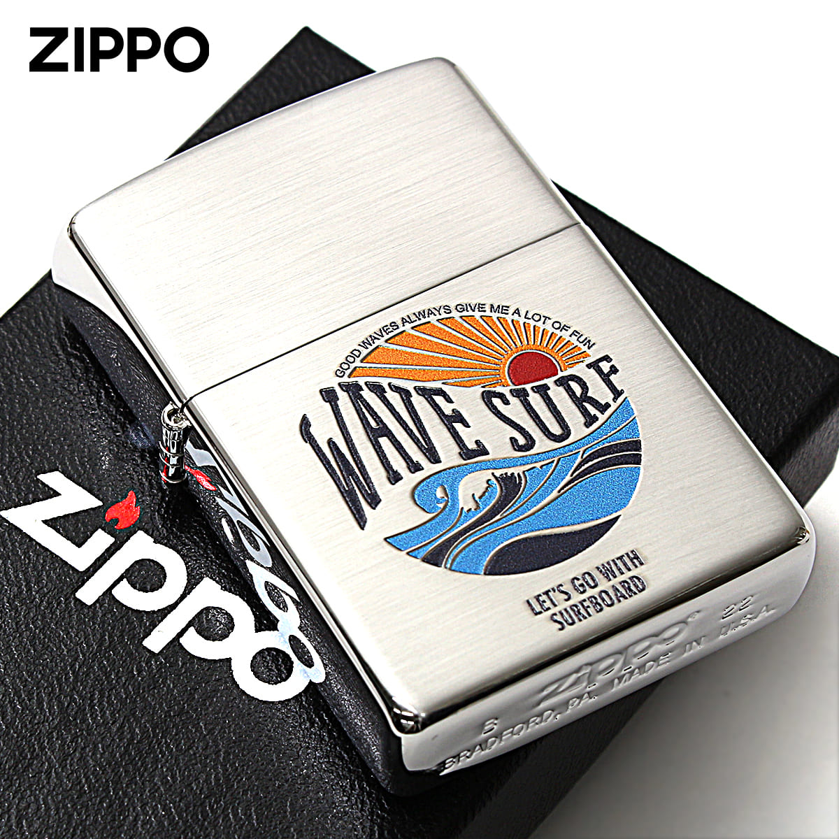 Zippo ジッポー サーフィン サンライズ Surfing Sunrise つや消し