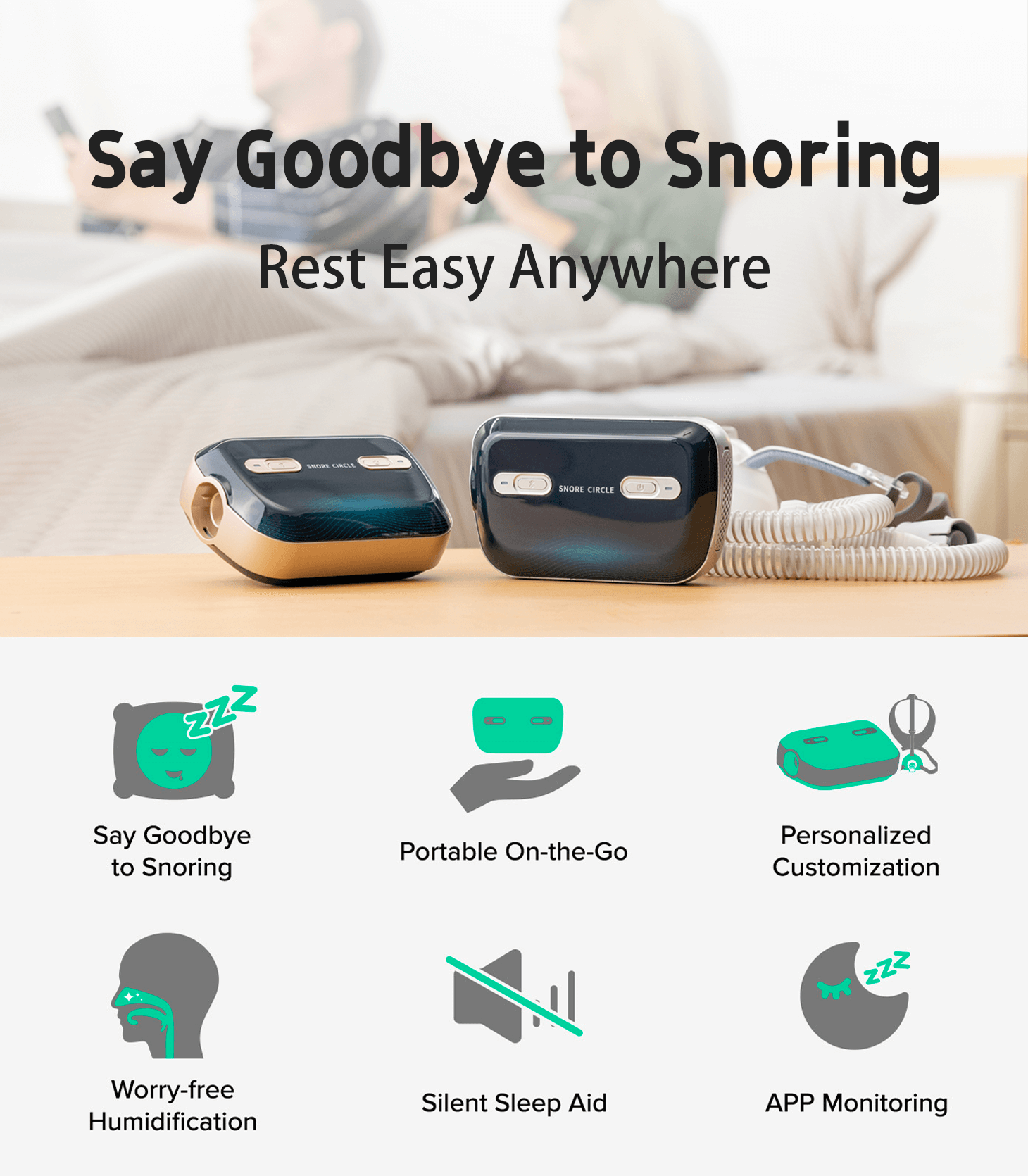 Snore Circle YA50 VVFLY APAP Device ANTI-SNORING DEVICE | YOHO