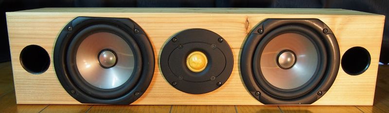 外装選択式☆2Wayバスレフ型自作センタースピーカー☆ヤマハB | 雷鳴