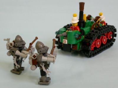 馬鹿戦366 英国軍蒸気戦車