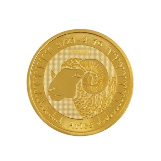 商品詳細 (純金メダル-星座-コレクション（牡羊座）)