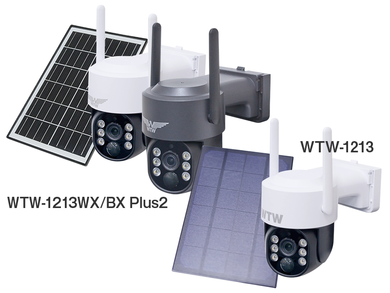 WIFIソーラーPTZ、WTW-1213NX1/WTW-1213WX Plus2/WTW-1213BX Plus2