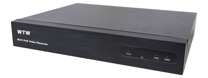 防犯カメラ セット XPOE 8CH ワンケーブル【WTW 塚本無線】