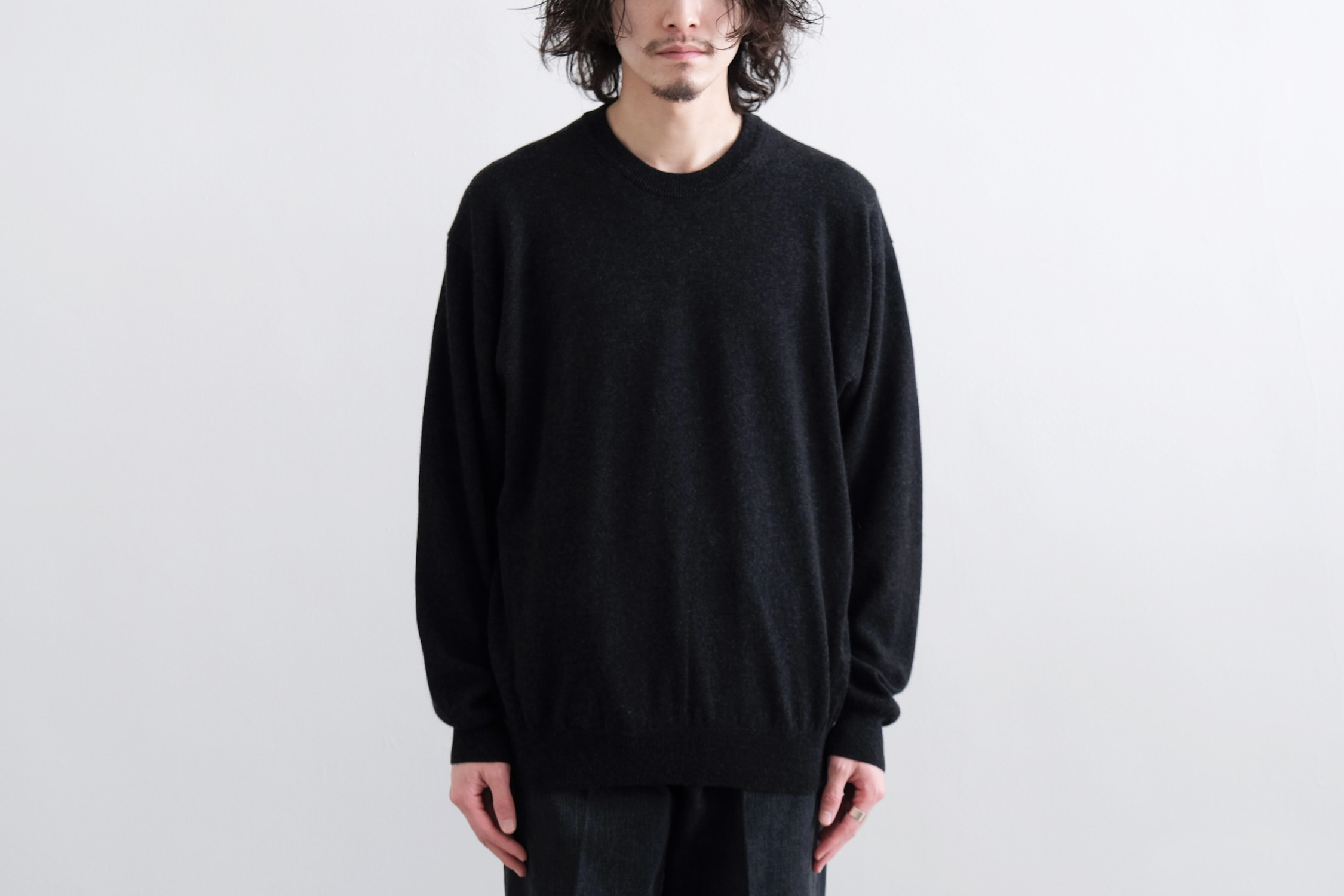 CASHMERE-SILK CREW NECK - WUNDER