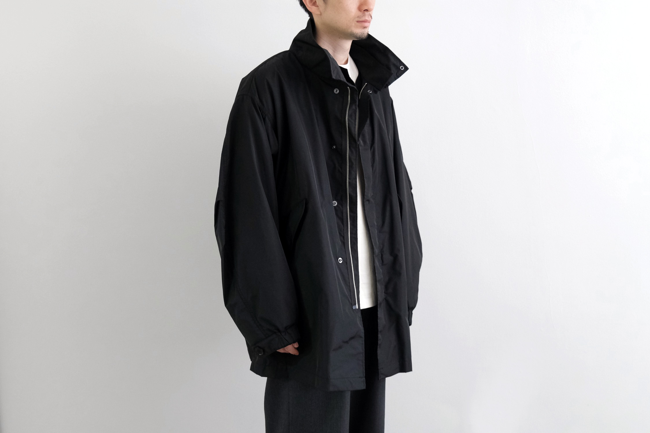 DOPE DYE NYLON SHORT MODS COAT - WUNDER