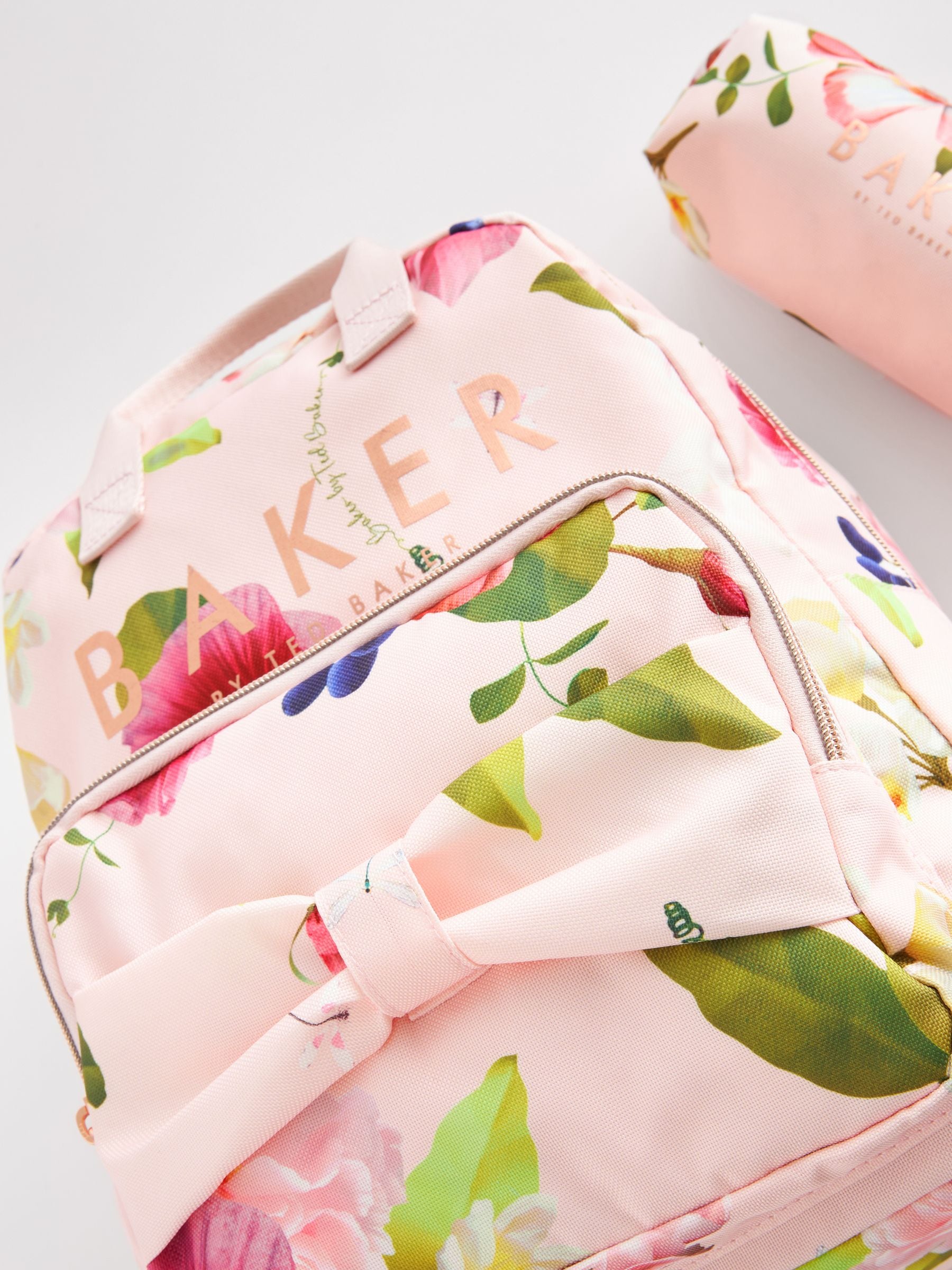 Buy Baker by Ted Baker Girls Pink Back to School Floral Backpack